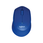 Kép 1/5 - LOGITECH Egér - M330 Silent Plus Vezeték Nélküli Optikai, Kék