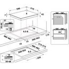 Kép 4/4 - Whirlpool AKT 627/NB főzőlap Fekete Beépített gáz 4 zóna