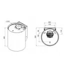 Kép 3/3 - MAAN ELBA MINI WPB 431 SATIN HOOD