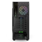 Kép 3/3 - NJOY Ház Midi ATX ANIL Tápegység nélkül, USB2.0+3.0, Fekete RGB