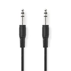 Kép 2/3 - Nedis CAGL23000BK20 6,35 mm sztereo jack dugó (apa) kábel, 2m