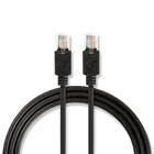 Kép 2/3 - Nedis CCBW85100AT150 UTP Cat5e patch kábel, LSZH, RJ45, 10/100/1000 Mbit/s, hossz 15m, fekete