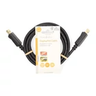 Kép 3/3 - Nedis CCGL37010BK20 Displayport kábel 4K@60Hz, aranyozott csatlakozók, 2m