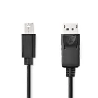 Kép 2/3 - Nedis CCGL37400BK20 mini Displayport1.2 kábel, Display port dugó, 21.6 Gbps, 2m