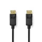 Kép 2/3 - Nedis CCGL38010BK30 Displayport 2.1 kábel, 8K@60Hz, aranyozott csatlakozók, 3m