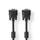 Kép 2/3 - Nedis CCGL59000BK100, VGA kábel, VGA dugó - dugó, Maximális felbontás: 1280x768, hossz: 10m