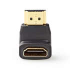 Kép 2/8 - Nedis CVGB34901BK HDMI átalakító adapter, aranyozott 90°-os, pipa