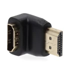 Kép 6/8 - Nedis CVGB34901BK HDMI átalakító adapter, aranyozott 90°-os, pipa