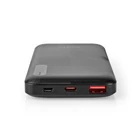Kép 3/4 - Nedis UPBKPD10000BK powerbank, hordozható külső akkumulátor, power bank 10000mAh