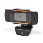 Kép 1/6 - Nedis WCAM100BK (webcam) webkamera 1920x1080 full Hd, 30fps, sztereo mikrofon, lencsevédő
