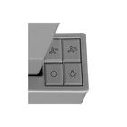 Kép 4/5 - Teleszkópos bura INDESIT H461XH2G Rozsdamentes acél Inox