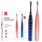 Kép 4/4 - Oclean Find Duo Sonic fogkefe készlet (piros/kék)
