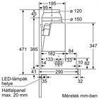 Kép 11/12 - Bosch DFS067K51 PÁRAELSZÍVÓ BEÉPÍTHETŐ