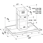 Kép 2/3 - Whirlpool AKR504IX PÁRAELSZÍVÓ KÜRTŐS