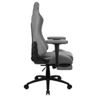 Kép 4/6 - Aerocool ROYALASHGR Premium Ergonomic Gaming Chair Legrest Aeroweave Technology Grey