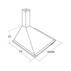Kép 2/2 - Cooker hood Akpo WK-5 Elegant Turbo 60 Inox