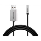 Kép 1/3 - SANDBERG DisplayPort kábel, USB-C to DisplayPort Cable 2M