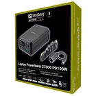 Kép 7/7 - SANDBERG Hordozható akkumulátor, Laptop Powerbank 27000 PD100W