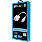 Kép 2/2 - SANDBERG Kijelző konverter, HDMI to VGA Converter