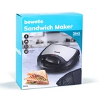 Kép 5/5 - Bewello BW1024 SZENDVICSSÜTŐ 3 IN 1