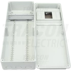 Kép 3/3 - Üres ipari csatlakozódoboz szerelősínnel, ABS  6 mod, H×W×D=350×130×105mm, IP55