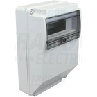 Kép 1/2 - Üres ipari csatlakozódoboz szerelősínnel, ABS  12mod, H×W×D=400×260×130mm, IP65