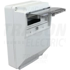 Kép 2/2 - Üres ipari csatlakozódoboz szerelősínnel, ABS  12mod, H×W×D=400×260×130mm, IP65