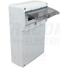 Kép 2/2 - Üres ipari csatlakozódoboz szerelősínnel, ABS  16 mod, H×W×D=505×330×150mm, IP65
