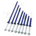 Kép 1/3 - Peremes dübel, hatlapfejű peremes csavarral  M10×300mm, PA6.6