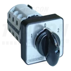 Kép 1/3 - Tokozott közvetlen irányváltó motorkapcsoló, 1-0-2  400V, 50Hz, 25A, 7,5kW, 48×48mm, IP65