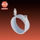 Kép 5/5 - Avax CB611LB TÖLTŐKÁBEL USB-C - LIGHTNING 27W, MÁGNESES, KÉK