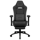 Kép 2/6 - Aerocool ROYALASHBK Premium Ergonomic Gaming Chair Legrests Aeroweave Technology Black