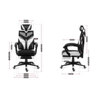 Kép 12/15 - Huzaro Combat 5.0 White gaming chair