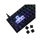 Kép 3/4 - WHITE SHARK GK-004123B/BL-HU SHINOBI-2/B-BL-HU vezetékes mech. bill. 62 kék gomb,fekete, magyar
