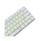 Kép 2/4 - WHITE SHARK GK-004223W/BL-HU SHINOBI-2/W-BL-HU vezetékes mech. bill. 62 kék gomb,fehér,magyar