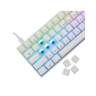 Kép 3/4 - WHITE SHARK GK-004223W/BL-HU SHINOBI-2/W-BL-HU vezetékes mech. bill. 62 kék gomb,fehér,magyar