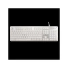 Kép 1/3 - WHITE SHARK  TACHI-W/US WS GK-003241W-US vezetékes membrán gamer billentyűzet, 104 gomb fehér (angol)
