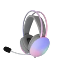 Kép 1/7 - WHITE SHARK FIREFLY-W, GH-2342-W gamer fejhallgató, fehér/RGB, (3.5 Jack)