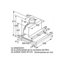 Kép 5/8 - Siemens iQ300 LI67SA531 páraelszívó Félig beépíthető (kihúzható) Ezüst 399 m³/h A