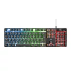 Kép 11/15 - Trust GXT 838 Azor keyboard USB Black