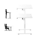 Kép 6/11 - Electric desk MA-Leader 7.0 White