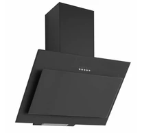 Ecorgan Silverline KYRA 3460 kürtős döntött ernyős páraelszívó fekete 60 cm