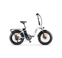 Z-Tech-89E, Lítium 36V10Ah 20'' x 4.0 Összecsukható ELEKTROMOS KERÉKPÁR *CAMEO 5.0* (DKD) CE fehér