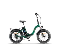 Z-Tech-89E, Lítium 36V10Ah 20'' x 4.0 Összecsukható ELEKTROMOS KERÉKPÁR *CAMEO 5.0* (DKD) CE zöld