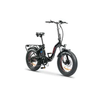 Z-Tech-89D, Lítium 48V13Ah 20'' x 4.0 Összecsukható ELEKTROMOS KERÉKPÁR *CAMEO 4.0* (DKD) CE fekete