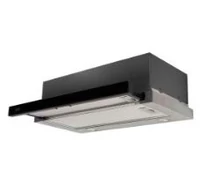 Evido Slimlux (CHT6TB.3) teleszkópos kihúzható 60 cm fekete üveg/inox páraelszívó