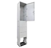 Üres mérőszekrény lábazattal JB-F 53x88/32 magasított PVT-K-L 53x88/32 Csatári Plast CSP71000008M