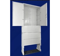 Üres mérőszekrény lábazattal JB-F 66x88/25 magasított PVT-K-L 66x88/25 Csatári Plast CSP71000014M