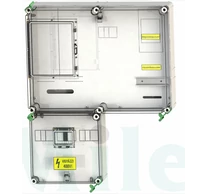 1/3F mérőszekrény 1xV63.80A földkábeles 1-szintes 1-mérőhely 2M PVT 6075 VFm-K Csatári Plast CSP21.E017