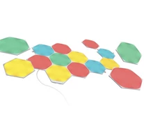 NANOLEAF alakú hatszögű kezdőkészlet 15 panellel (NL42-6002HX-15PK)